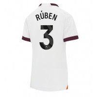 Manchester City Ruben Dias #3 Gostujuci Dres za Ženska 2023-24 Kratak Rukav
